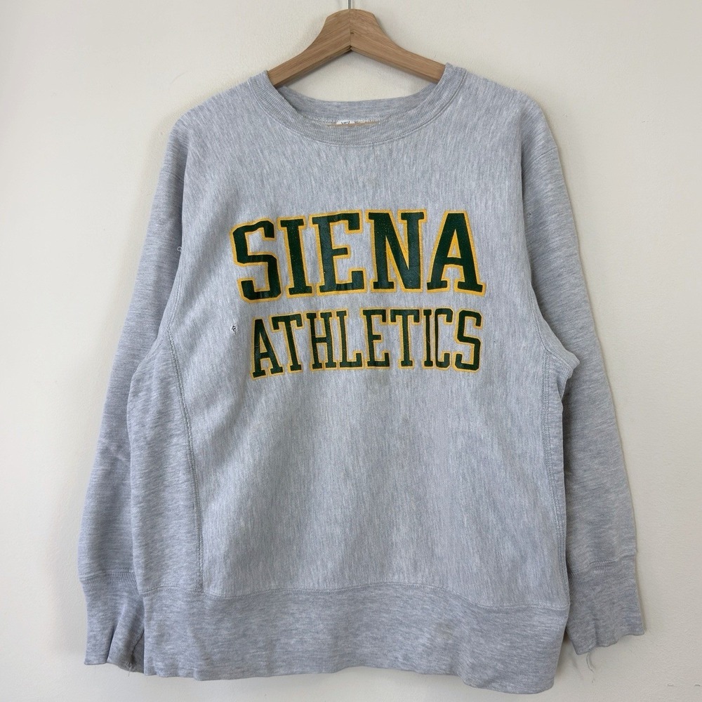 Vintage 80'S Champion Reverse Weave Siena Crewneck Sweatshirt USA - Large